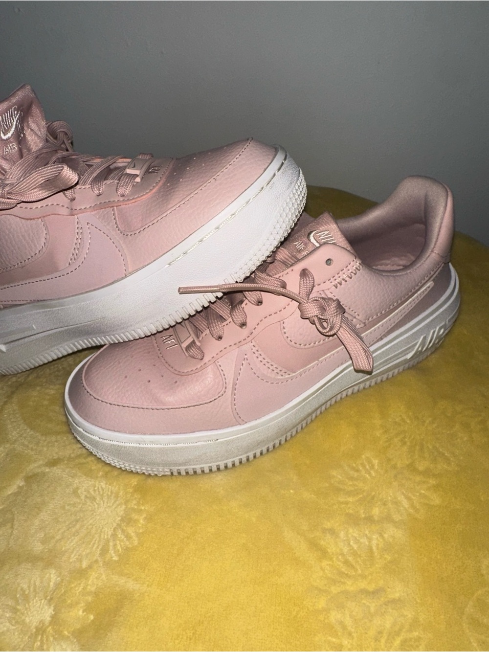 Nike Women's Pink Low-Top Platform Sneakers